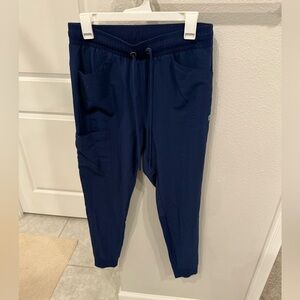 Olive & Co Blue jogger scrub pants